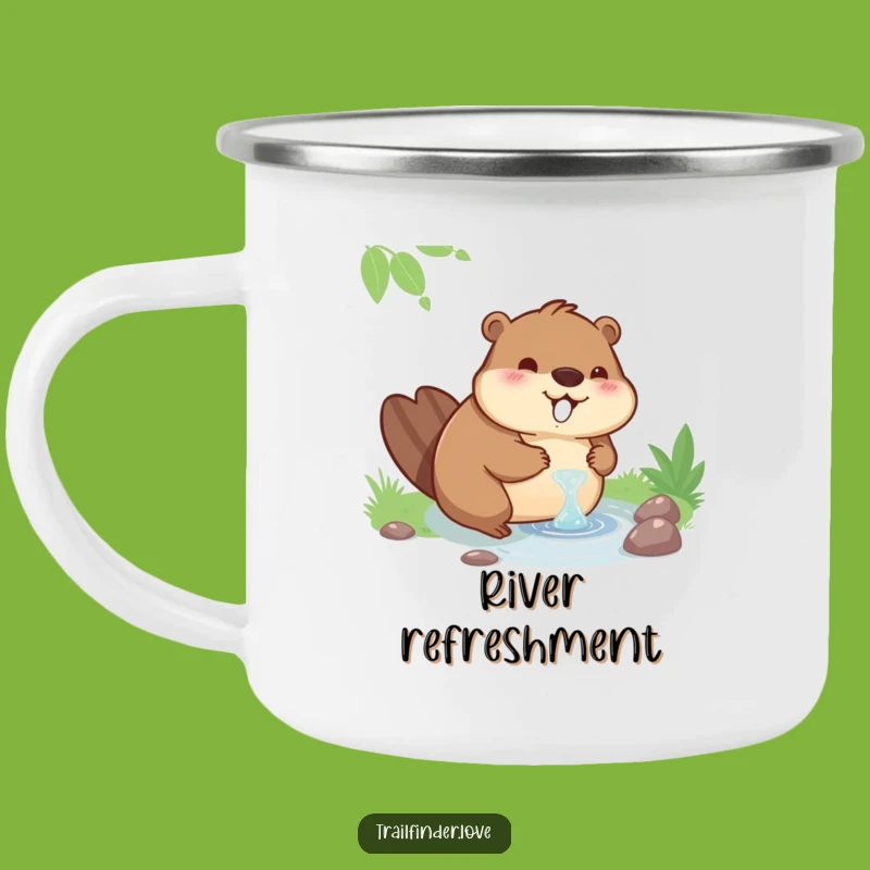 Funny Beaver Dam Good Camping Mug: Relaxed Adventures and Refreshing Drinks