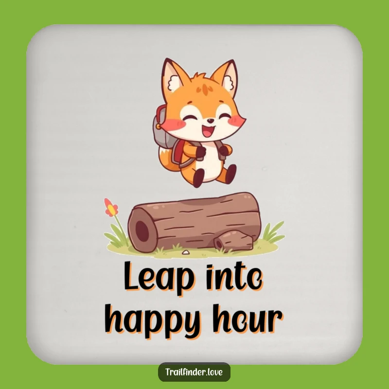 Funny Fox Adventure Coaster: Protect Surfaces with Nature's Joy